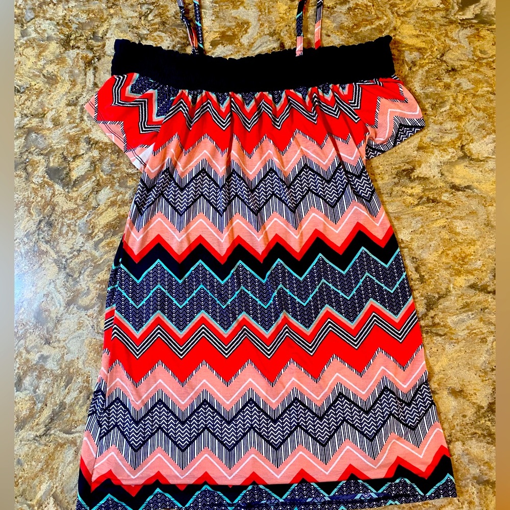 Women’s Three Pink Hearts Stretch Dress